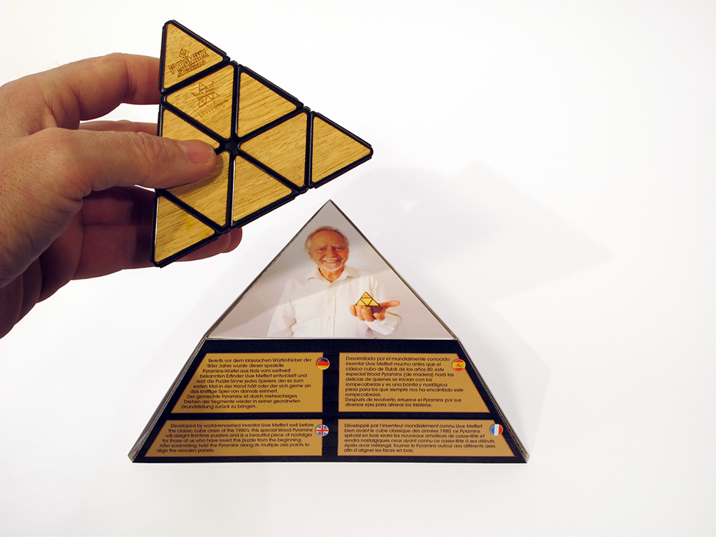 pyraminx de luxe - wood - design01 pyraminx de luxe - wood - design01